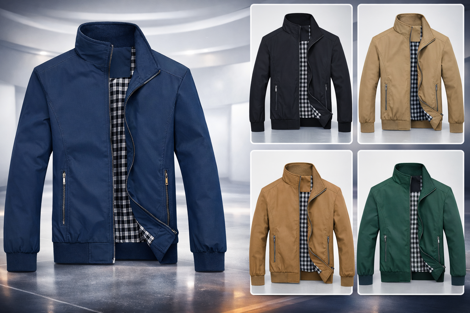 Men’s Moto Bomber Jacket